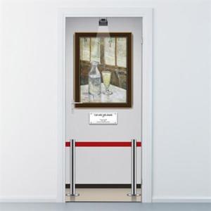 아트박스/낭만창고 ncss083-빈센트 반 고흐Q-현관문시트지