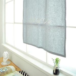 아트박스/모모제작소 메르시 북유럽 린넨 가리개커튼 민트 66x62
