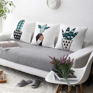 아트박스/리빙랜드마크 선인장 일러스트 쿠션커버/쿠션커버