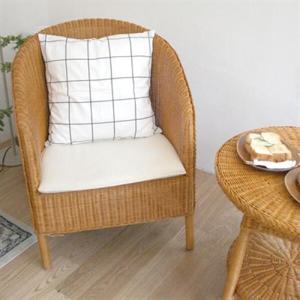 아트박스/모모제작소 체크 북유럽 코튼 쿠션50x50