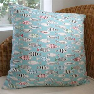 아트박스/모모제작소 물고기 북유럽 옥스포드 쿠션50x50