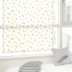 아트박스/모모제작소 작은숲 북유럽 코튼 가리개커튼 109x122