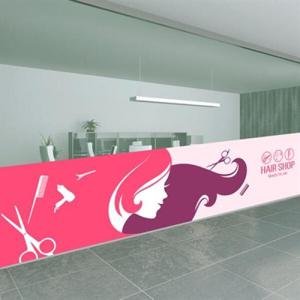 아트박스/낭만창고 nang318-매혹적인 헤어샵-뮤럴실사 시트지