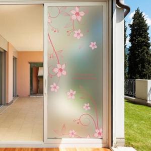 아트박스/낭만창고 ncdr128-러블리 플라워-샤워부스 유리문시트