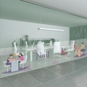 아트박스/낭만창고 dgse229-뷰티풀 네일-반투명시트지