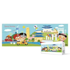 아트박스/퍼즐사랑 126피스 직소퍼즐 / 서울 코리아 (미니)