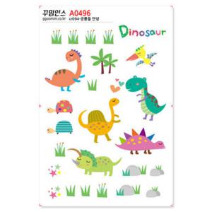 아트박스/꾸밈인스 A0496-꾸밈인스스티커_공룡들안녕
