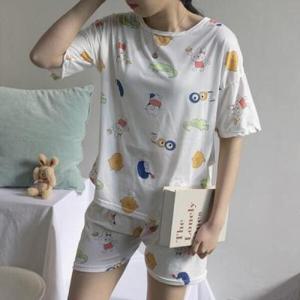 아트박스/라이니 반팔 파자마 잠옷 홈웨어 세트 hw-8007c