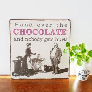 아트박스/컨츄리아이템 빈티지 스타일 초콜릿 사인보드