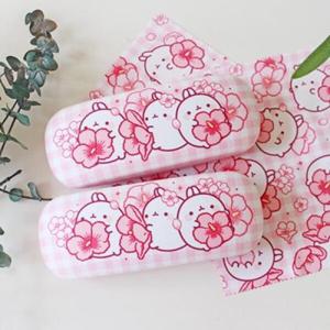 아트박스/캐릭터프렌즈 몰랑 안경닦이 케이스 세트 - 무궁화