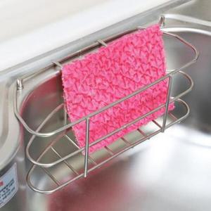 아트박스/와인앤쿡 미니멀 스텐 수세미 세제통걸이 1개