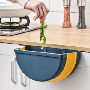 아트박스/와인앤쿡 투톤 접이식 음식물  쓰레기통 1개(색상랜덤)