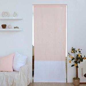 아트박스/유노야 유노야 릴리 린넨핑크 가리개 커튼 (85 x 200 c