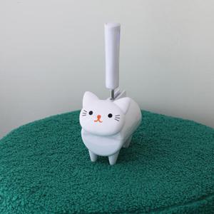 아트박스/이비자 화이트 고양이 돌돌이 테이프클리너