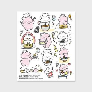 아트박스/워터멜론 베리 요리사 A618 인쇄소스티커