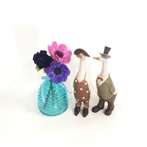 아트박스/컨츄리아이템 아쿠아 블루 유리 화병 Large