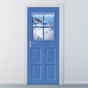 아트박스/낭만창고 ncbr072-산토리니의 푸른바다-현관문시트지