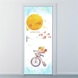 아트박스/낭만창고 ncbr201-어린왕자의 달여행-현관문시트지