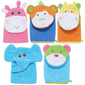 아트박스/엠케이 동물캐릭터 아기 목욕타올장갑(0-2세)203427