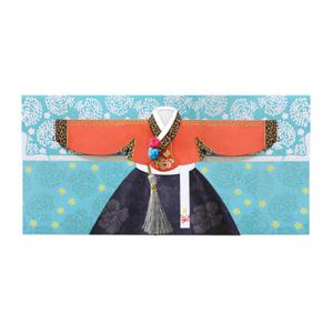 아트박스/프롬앤투 붉은 저고리 한복 용돈봉투 FB209-4