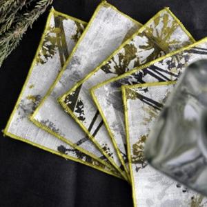 아트박스/메종텍스타일 리드 티코스터 5장 세트 패턴랜덤발송