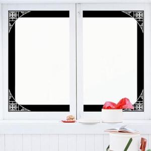 아트박스/낭만창고 ijs057-몰딩 그래픽 스티커(격자무늬)