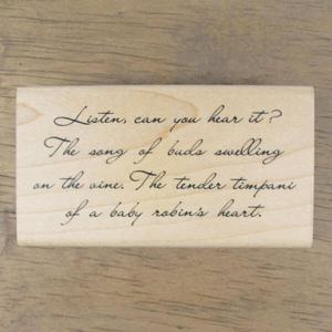 아트박스/스탬프 하우스 [빈티지]귀 기울여봐