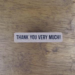 아트박스/스탬프 하우스 [메세지]THANK YOU VERY MUCH