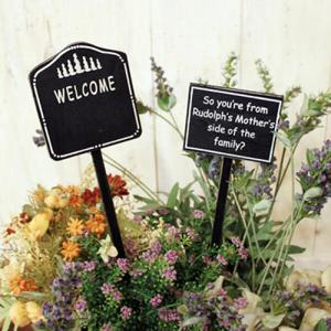 아트박스/컨츄리아이템 웰컴 블랙보드 피켓 2p set