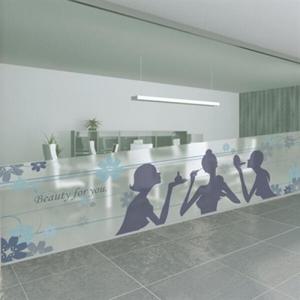 아트박스/낭만창고 dgcn156-샬롱스타일-무점착 반투명 창문 시트