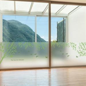 아트박스/낭만창고 dgcn245-더 시크릿가든-무점착 반투명 창문