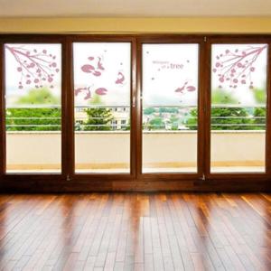 아트박스/낭만창고 dgcn249-체리블라썸-무점착 반투명 창문 시트