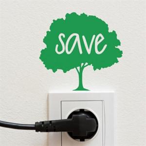 아트박스/코이핀즈 풍성한 나무 스위치스티커