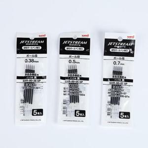 아트박스/제이펜즈 유니볼 제트스트림 멀티펜 리필(5개입)-블랙