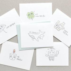 아트박스/모노라이크 왈가닥스 와글와글 미니카드 6세트