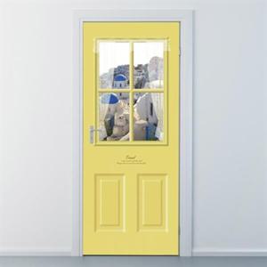 아트박스/낭만창고 nces043-신비의섬 산토리니A-현관문시트지