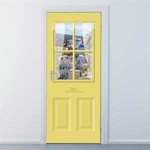 아트박스/낭만창고 nces046-신비의섬 산토리니C-현관문시트지