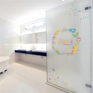 아트박스/낭만창고 ncdr007-뮤직-샤워부스 유리문시트지