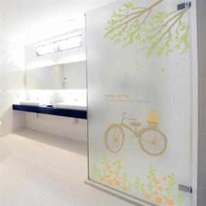 아트박스/낭만창고 ncdr014-봄의왈츠-샤워부스 유리문시트지