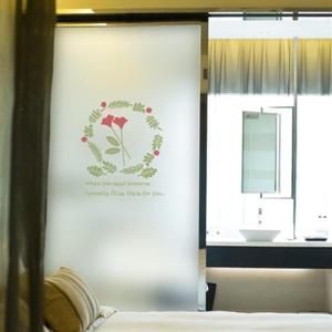 아트박스/낭만창고 ncdr018-네츄럴라벨-샤워부스 유리문시트지