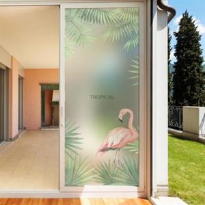 아트박스/낭만창고 ncdr040-트로피칼버드1-샤워부스 유리문시트