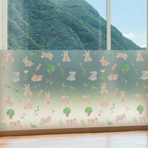 아트박스/낭만창고 dgse082-토끼 하우스-반투명시트지