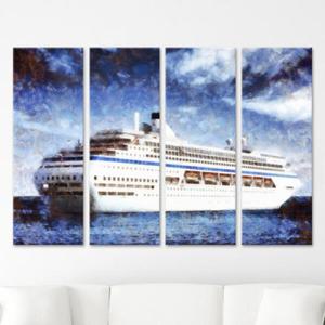 아트박스/꾸밈 iw634-크루즈여행_대형노프레임세트