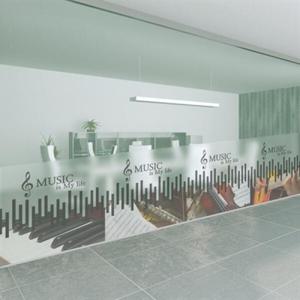 아트박스/낭만창고 dgse332-뮤직라이프-반투명시트지