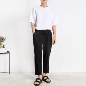 [리빌모아]남여공용 시원한 쿨 밴딩 팬츠 LD2-PTS-LD677M-블랙