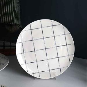 아트박스/로코리빙 본차이나 어반스티치 접시 22.5cm