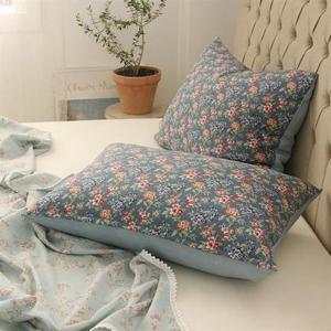 아트박스/앤코튼 딥플라워 린넨 인견 여름 베개커버 40x60