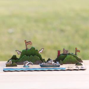 아트박스/퍼즐이야기 3D나무퍼즐 대한민국 독도 모형 만들기