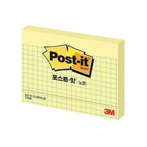 아트박스/오피스큐 3M 포스트잇 657노랑격자 방안 102x76mm