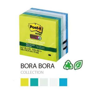 아트박스/오피스큐 3M포스트잇강한점착용654 5SST 보라보라 그리